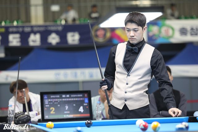 권호준과 결승전 대결을 벌이고 있는 경규민(충북). 사진=목포/이용휘 기자