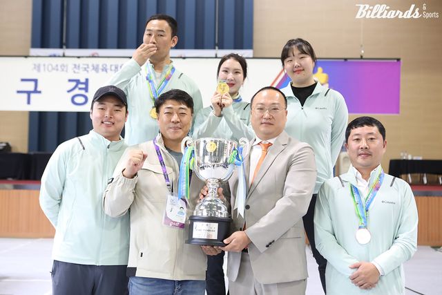 준우승 광주 선수단.