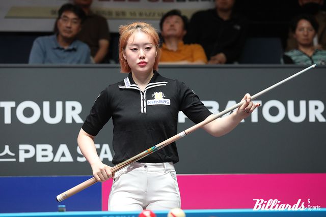 이번 시즌 4차례 투어에서 4강-16강-8강-8강에 오르며 꾸준한 성적을 낸 김보미. 사진=빌리어즈 DB