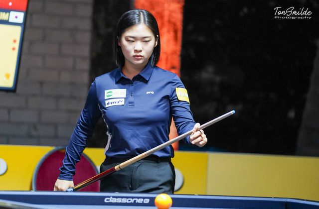 23일(한국시간) 새벽에 끝난 예선 1라운드(PPPQ)에서 조 1위를 차지해 2라운드(PQ)에 진출한 '한국의 홍일점' 김하은(충북).&nbsp; 사진=Ton Smilde