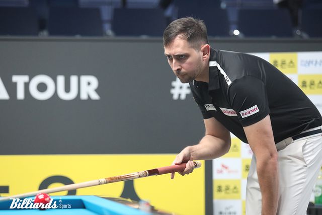 다니엘 산체스와 32강 대결을 벌이는 다비드 마르티네스. 사진=고양/김민영 기자