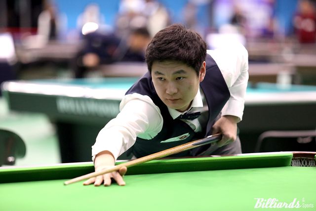 '2023 스누커&잉글리시빌리어드 그랑프리 2차 대회'에서 스누커 종목을 우승한 박용준(전남).&nbsp; 빌리어즈앤스포츠 DB