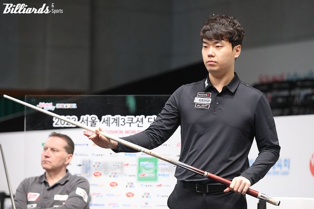 초반 리드를 지키지 못하고 후반에 주도권을 멕스에게 빼앗긴 김행직. 사진=태릉/이용휘 기자