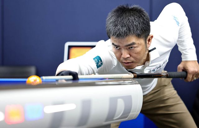 박인수를 16강에서 물리치고 8강에 오른 응우옌꾸옥응우옌. 사진=PBA 제공