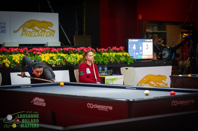 지난 17일부터 19일까지 국제올림픽위원회(IOC) 본부 인근에서 열린 '2023 로잔 여자 빌리어드 마스터스'. 이 대회는 지난 2013년에 당구의 올림픽 입성을 목표로 세계 최고의 선수들을 초청해 매년 IOC에 당구 경기를 직접 보여주겠다는 목적으로 시작돼 10년 동안 대회가 열렸으나, 그사이에 올림픽 도전이 모두 무산되면서 선수들은 노쇠화하고 동력도 잃게 돼 지난해부터 대회 형식을 변형해서 개최하고 있다.&nbsp; 사진=LBM 제공&nbsp;