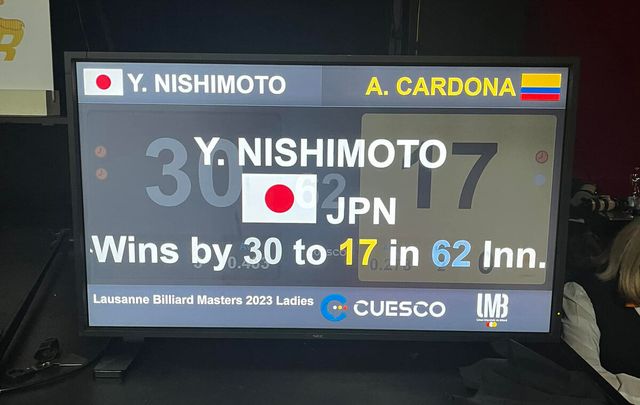 이번 대회 최장 경기로 62이닝 승리(애버리지 0.483)는 두 차례나 나왔고, 준결승전도 56이닝이나 진행되는 등 클롬펜하우어를 제외한 선수들의 처참한 실력이 도마 위에 올랐다.