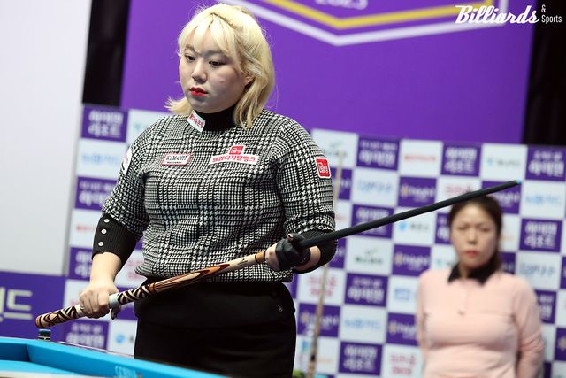 김예은은 이경희를 30이닝 만에 22:12로 꺾고 32강에 진출했다.