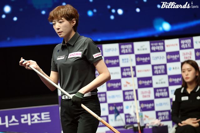 임정숙은 하이런 9점을 친 뒤 급격하게 폼이 떨어져 막판에 역전을 당하며 패배 일보 앞에 몰렸으나, 마지막 타석에서 극적으로 동점과 역전타에 성공하며 1점 차의 신승을 거뒀다.