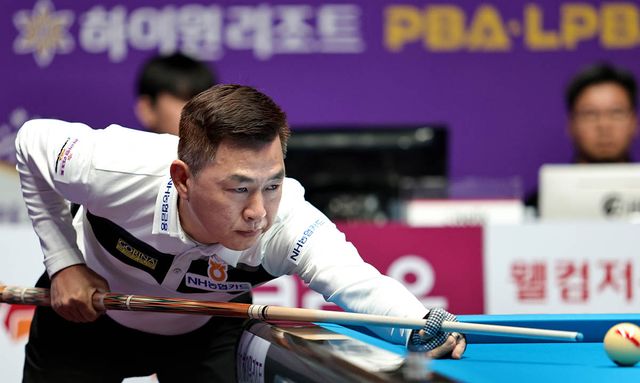 베트남의 마민껌(NH농협카드)은 64강에서 한국의 임태수와 32강행을 다툰다. 사진=PBA 제공