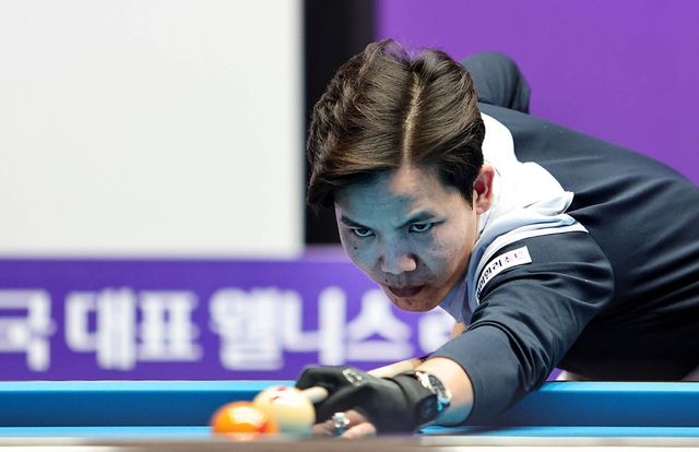 응우옌프엉린(하이원리조트)은 정찬국과 승부치기에서 신승을 거두고 32강에 합류했다.