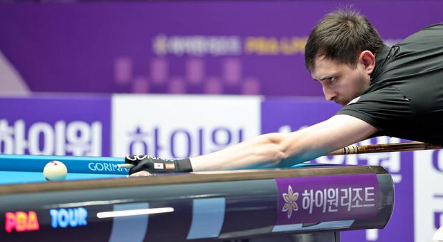 다비드 마르티네스(크라운해태)는 이번 시즌 2차 투어부터 6회 연속 32강에 진출했다.