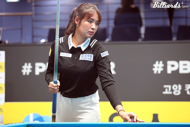 앞서 열린 5차 투어 '휴온스 LPBA 챔피언십' 64강전에서 스롱은 이은희에게 패했다.