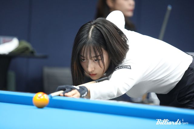 64강에 오른 장가연. 사진=빌리어즈앤스포츠 DB