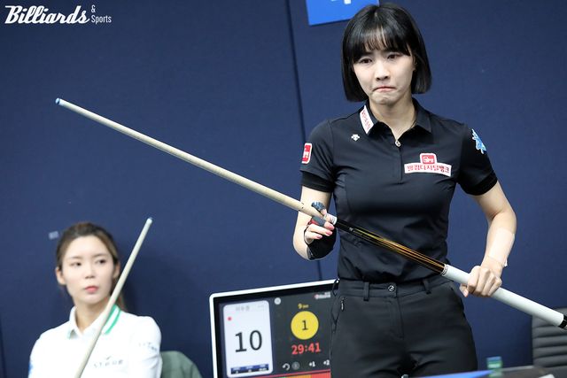 32강에서 히다와 만난 최혜미.