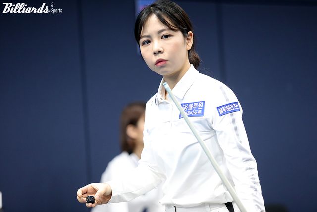 김민영(블루원리조트)은 지난 시즌 개막전 이후 오랜만에 8강을 다시 밟았다.