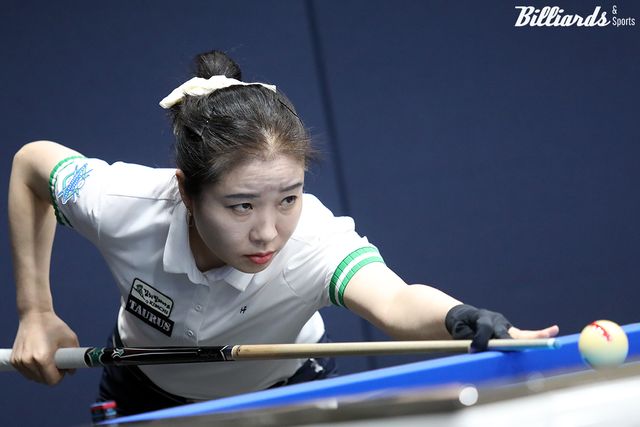 '초대 챔피언' 김갑선이 'NH농협카드 LPBA 챔피언십' 8강에 진출해 4년 5개월 만에 투어 2승을 정조준하게 됐다.&nbsp; &nbsp;사진=고양/김민영 기자