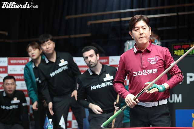 크라운해태 리더 김재근은 1세트와 5세트에 출전해 두 번 모두 승리를 거뒀다. 5세트에서는 11:0으로 안토니오 몬테스(NH농협카드)에게 승리했다.