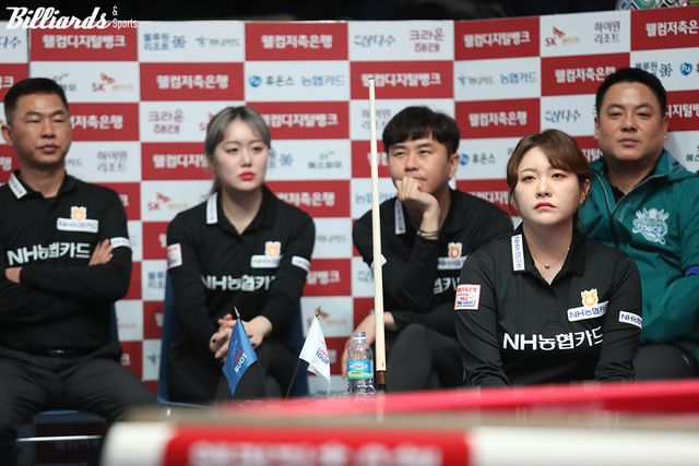 NH농협카드는 3세트까지 좋았던 분위기를 이어가지 못하고 4세트부터 6세트까지 모두 패했다. 전날 경기에 이어 2연패를 당하며 4라운드를 마감했다.