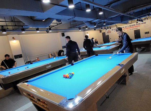 경기도 포켓10볼 챔피언십 대회 장면