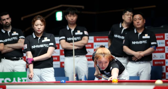 1라운드 우승팀 NH농협카드.