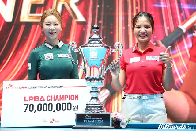 2년 연속 LPBA 월드챔피언십에서 맞붙어 한 번씩 승리를 나눈 두 선수.