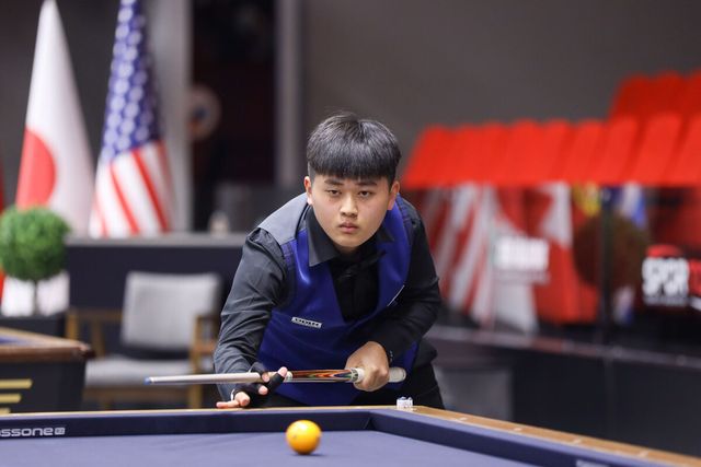 결승전에서 경기 중인 오명규.