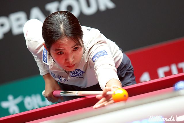 스롱은 앞서 개인투어 7차전 8강에 이어서 열린 팀리그 5라운드에서 김가영(하나카드)과 용현지(하이원리조트)를 꺾으며 상승세를 이어가고 있다.