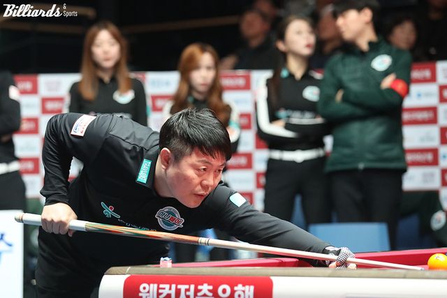 김병호는 마지막 경기 7세트에 출전해 하이원리조트의 막내 임성균을 11:7로 꺾고 팀 승리를 최종적으로 확정했다.