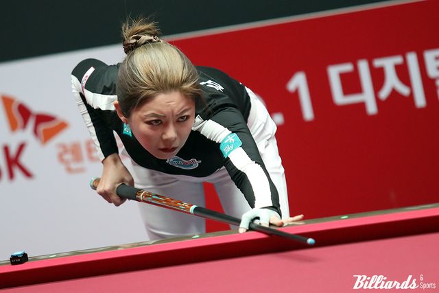 김가영은 하나카드가 정규리그에서 4연패를 당할 당시 5라운드 2세트에 퍼펙트큐를 치면서 세트스코어 4-3 승리의 기폭제 역할을 했다. 이번 파이널에서도 2세트를 4경기 연속으로 진 후 6차전에서 혼자 8점을 치며 승리를 거두면서 팀의 4-1 승리를 견인했다.