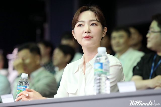 차유람이 프로당구 선수로 복귀 의사를 밝히면서 오는 8차 투어에서 와일드카드를 받아 출전한다. 사진은 지난해 7월에 열린 'PBA 전용경기장 개장식'에 참석한 차유람.&nbsp; 빌리어즈앤스포츠 DB