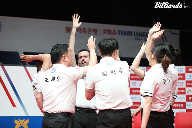 지난 시즌 SK렌터카에 15연승을 저지당했던 NH농협카드가 이번에는 SK렌터카의 라운드 우승을 막을 수 있을까.&nbsp;