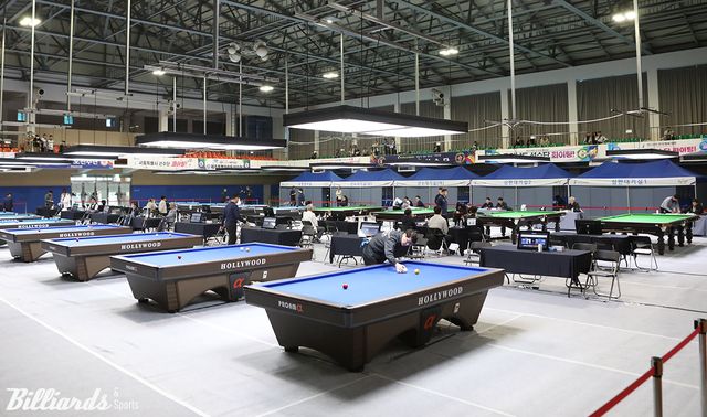 지난해 전남 목포에서 열렸던 '제104회 전국체육대회' 당구(정식종목) 경기 장면.&nbsp;