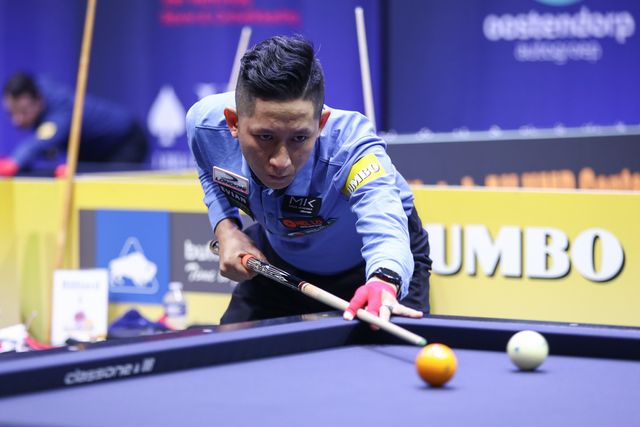 2라운드 종합순위 3위에 오른 응우옌호안탓.&nbsp;