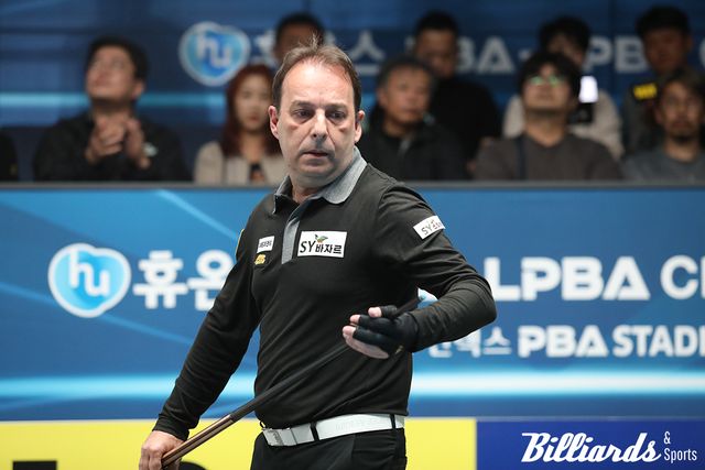 조방연을 꺾고 무사히 64강에 진출한 다니엘 산체스(에스와이). 사진=고양/이용휘 기자