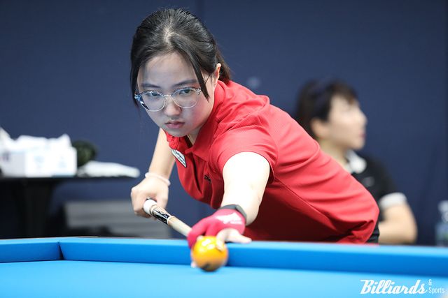 8강에 진출한 황민지.