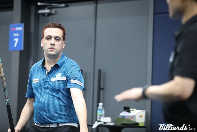 다비드 사파타(우리금융캐피탈)는 한국의 주시윤에게 풀세트 승부 끝에 2-3으로 져 탈락했다.