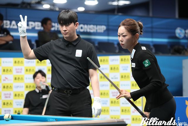 3개 대회 연속 준결승에 오른 김가영.