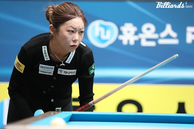 김가영은 이번 준결승전도 오랜 선수 경력에서 나오는 노련한 플레이로 위기의 순간에 동점과 역전에 성공하며 극적인 승리를 거두었다.