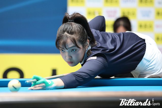 전지우가 또 한 번 스롱 피아비의 벽에 부딪혀 4강 진출에 실패했다. 64강에서 김다희, 32강에서 히다를 물리치고 16강에 오른 전지우는 김진아 마저 꺾고 8강에 올랐으나 8강에서 스롱에게 0-3으로 패하고 말았다. 사진=고양/이용휘 기자