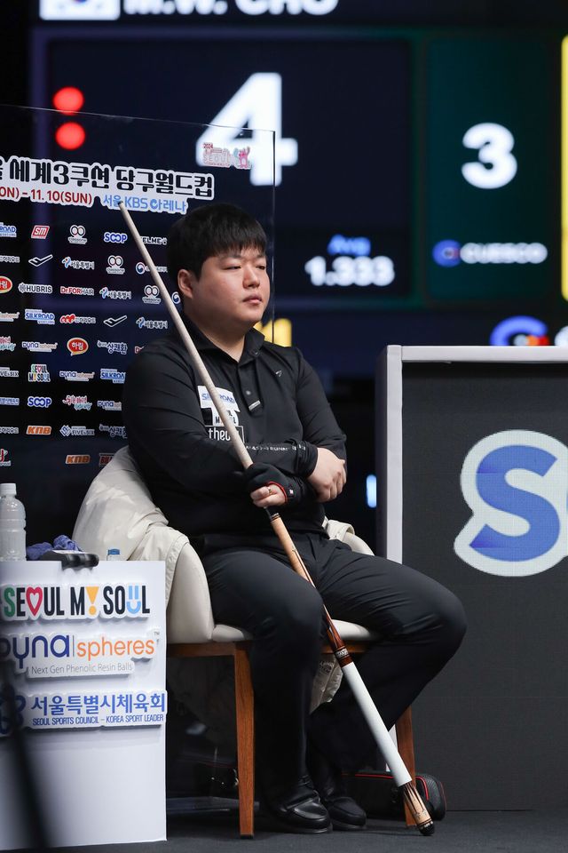 조명우는 준결승에서 하이런 11점타로 40:39로 역전했으나, 마무리에서 아쉽게 야스퍼스에게 밀려 패했다.