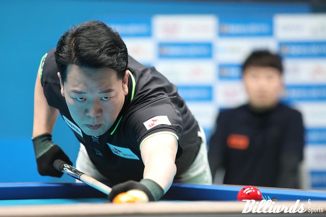 패배 위기에서 대역전승을 거두고 8강에 오른 강동궁(SK렌터카). 사진=이용휘 기자