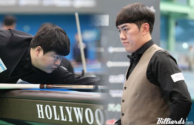 대한체육회장배에서 조명우(왼쪽)와 김준태(오른쪽)의 운명이 32강에서 엇갈렸다.&nbsp; 사진=양구/이용휘 기자