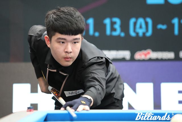 16세 김도현이 대한체육회장배 전국당구대회에서 김준태, 황봉주, 정연철 등을 물리치고 10대 돌풍을 일으켰다. 사진=양구/이용휘 기자