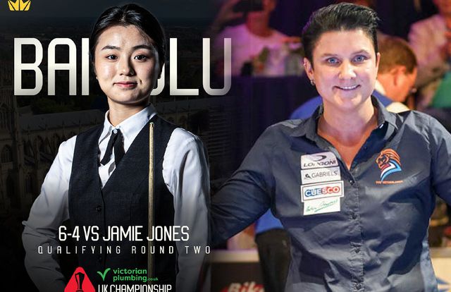 스누커에서 남자 선수를 꺾은 바이위루(왼쪽)와 3쿠션에서 남자 선수를 이기는 테레사 클롬펜하우어(오른쪽).