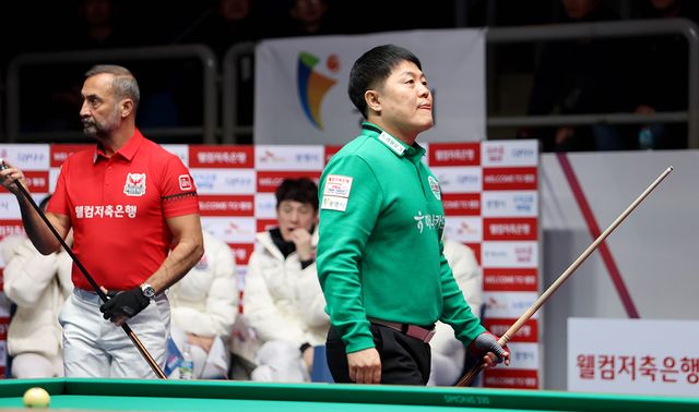 김병호는 세트스코어 3-3에서 7세트에 나와 세미 사이그너(튀르키예)를 꺾고 주장의 몫을 다했다.