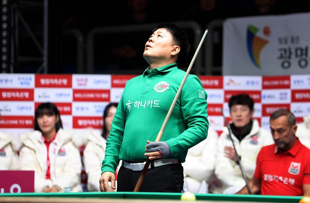 김병호는 7세트에 사이그너를 꺾으며 4라운드 첫 경기부터 위기의 하나카드를 구해냈다.