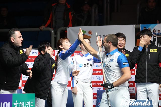 파죽의 3연승 질주를 벌인 휴온스. 사진=광명/이용휘 기자