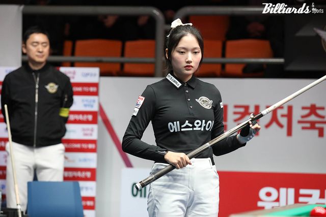 한지은은 2세트 여자복식에 장가연과 함께 출전해 혼자 6점을 치며 승리를 거두었다.&nbsp;