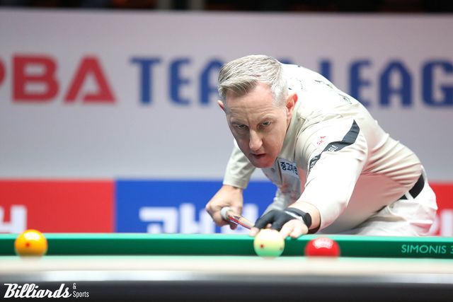 1세트와 5세트를 승리한 SK렌터카의 에디 레펀스(벨기에)