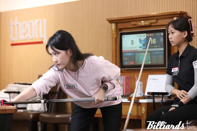 백가인과 채승은의 여자 고등부 결승전.